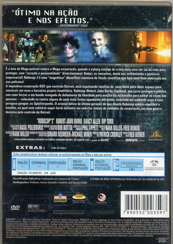 Dvd - Robocop 3 - 1993