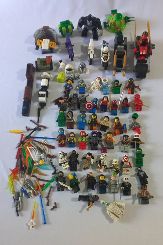 Lego Centenas De Peças Avulsas De Diversas Coleções 