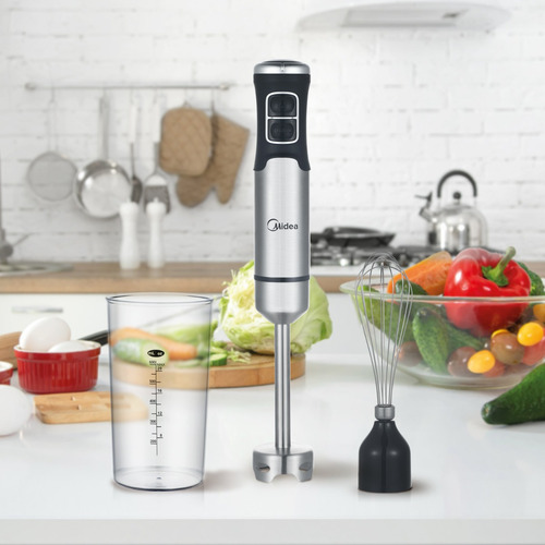 Mixer Minipimer Licuadora De Mano Midea 850w Color Gris