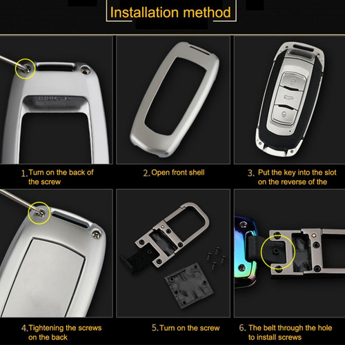 Li Funda De Llavero Style2, De Aleación De Zinc, Estilo B,
