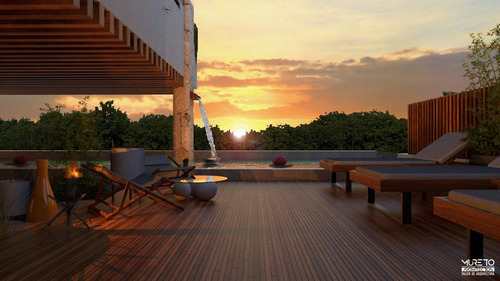 Departamento 2 Hab | Roofgarden | Tulum | 5ta Av.| Alberca | Deck | Segundo Piso