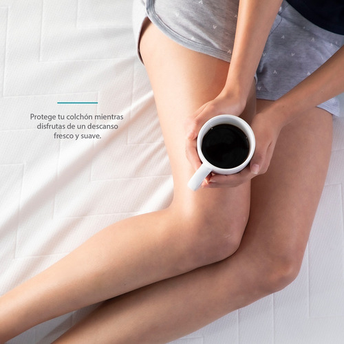 Sognare cool proof protector colchón tamaño matrimonial tecnología impermeable y lavable