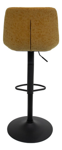 Kit de 2 taburetes altos para encimera de cocina, barra giratoria, tapizado en color Nápoles, taburete alto para encimera de cocina, encimera negra