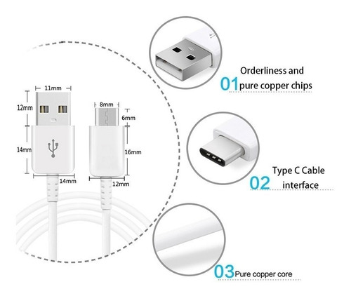 Imagem 4 de 6 de Cabo Usb Tipo C Turbo Motorola