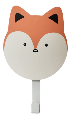Conjunto Porta Retrato E Gancho Parede Raposa Fox Tok Stok Laranja Raposa