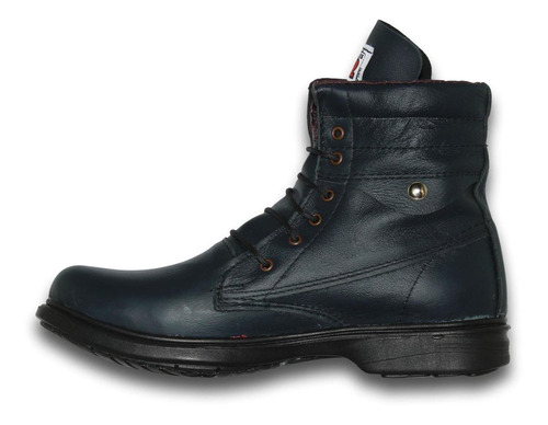 Botas Para Hombre Casuales Estilo 5011l57 Acabado Piel Color