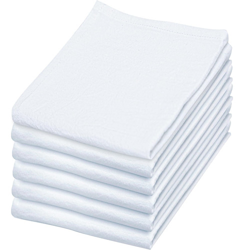 Toallas De Cocina Lito Linen And Towel 71 X 45cm Blanco ,x 6