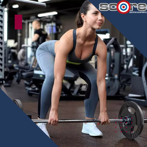 Discos 5kg Total 10kg Estándar Gym 1 Pulgada Recubierto Par
