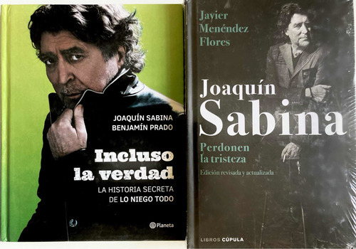 Pack 2 Libro Joaquin Sabina Perdonen Tristeza+incluso Verdad