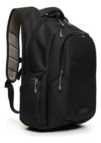 Mochila Backpack Lolë Elegante Y Acolchada Negro