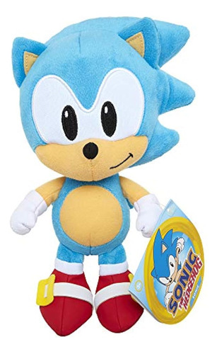 Peluche De Sonic The Hedgehog, Azul, 7.0in, Jakks