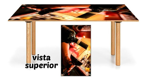 Vinilo Para Heladera Vino Beber Botella Licor Copa M5