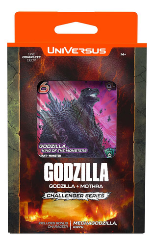 Godzilla Y Mothra Deck 2 Barajas Listo Para Jugar