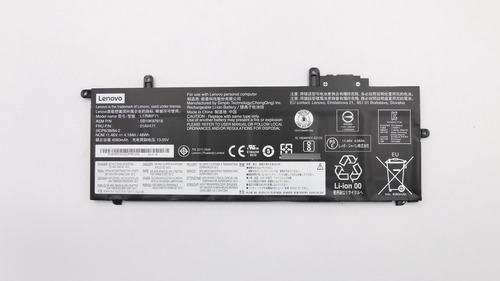 Bateria Interna Lenovo, 6 Celdas, 48 Wh 11,4 V