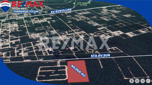 En Venta 4 Hectareas Juntas En Region 12 Sobre La 5ta Av De Tulum