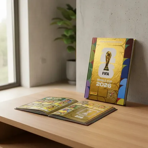 Copa do Mundo FIFA 2026: Álbum de Figurinhas Panini Capa Dura Ouro