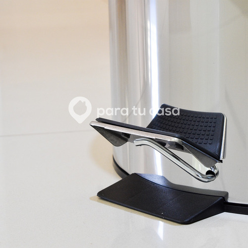 Set Cesto Tacho Basura Acero Inoxidable 3 Lts Y 12 Lts Pedal