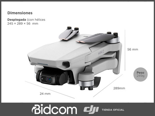 Mini Drone Dji Mavic Mini 2 Single Con Cámara 4k