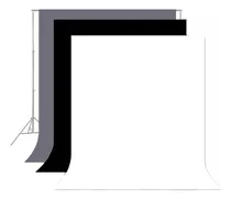 Comprar Kit 3 Cicloramas Negro Gris Blanco De 3x5m Fondo Pantalla 