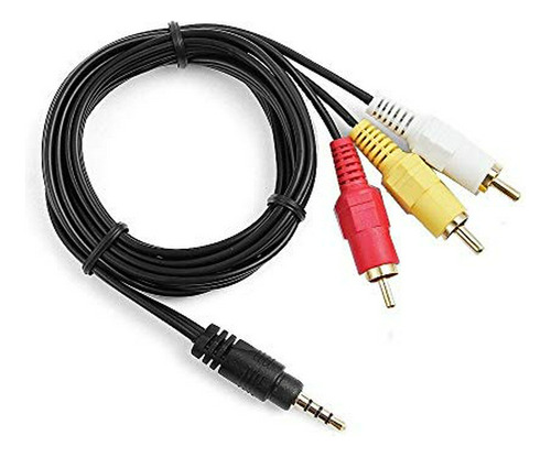 Cables Rca - 3.5mm To 3 Rca Av Tv Cable, Maxllto 5ft Long Au