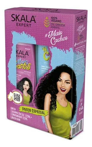 Kit Shampoo + Condicionador Skala #mais Cachos 325ml