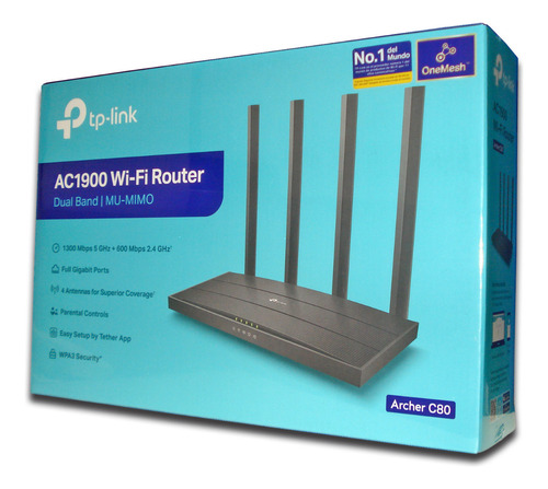 Router Ac 1900 Wi-fi Dual Band Tp-link Archer C80