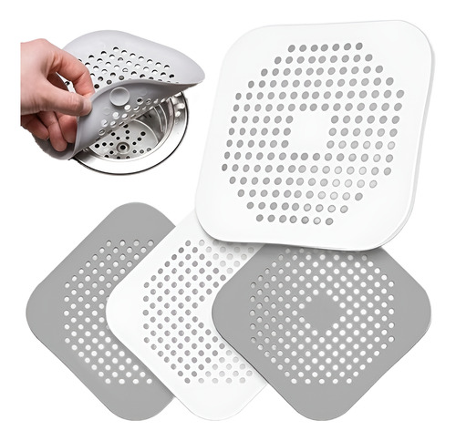 Protector Drenaje De Silicona Para Duchas Fregadero Baños