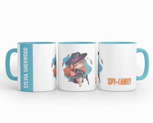 Taza De Sylvia Sherwood Spy X Family Chibi