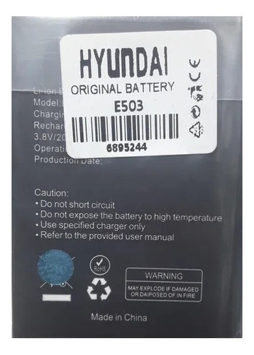 Bateria Hyundai E503 Hy503 L503 L503f 2200 Mah Nueva Sellada