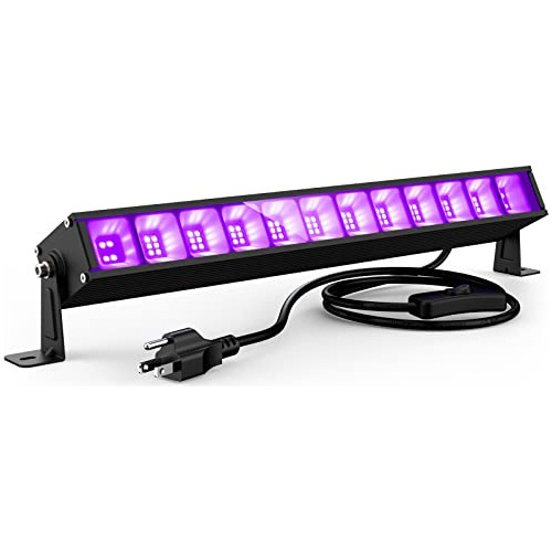 Barra De Luz Negra Led De 40w, Luces Negras Fiesta De L...