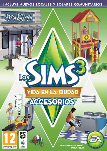 Sims 3 Vida En La Ciudad Accesorios Juego Pc