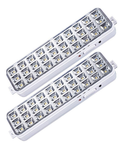 2 Luces De Emergencia 30 Leds 5w 4-8hr Autonomia Etheos