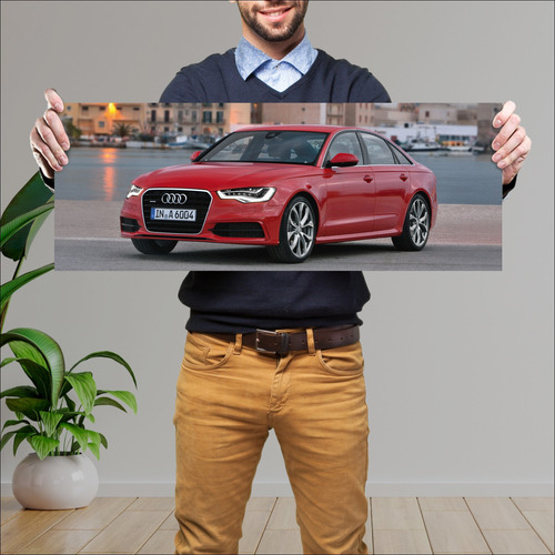 Cuadro 30x80cm Auto 2011 Audi A6 Sedan S Line 86 634