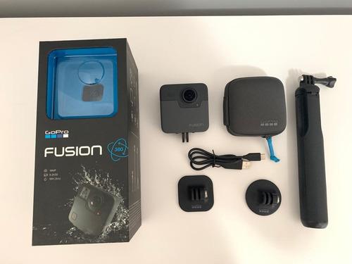 Câmera Gopro Fusion 360° Com Cartões Sandisk.