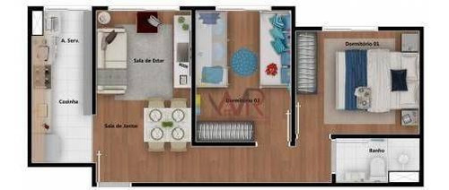Apartamento À Venda, 40 M² Por R$ 170.000,00 - Aricanduva - São Paulo/sp - Ap0909