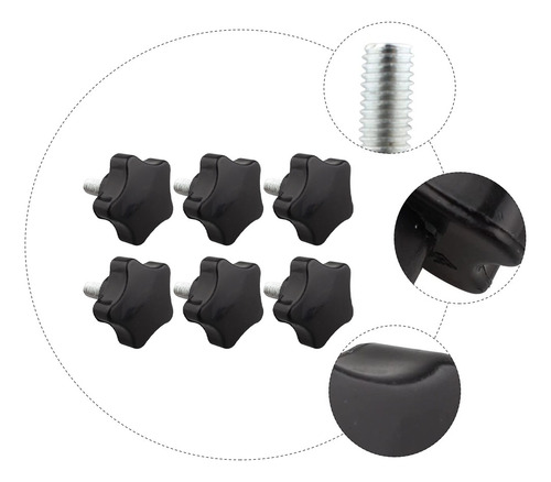 Handle Plum Blossom - Tornillo Apretado Manualmente (6 Unida