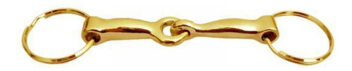 . 5 Llavero Con Forma De Bocado De Caballo, Llavero De Oro