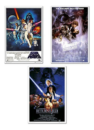 Pósteres De Star Wars Episodios Iv, V & Vi