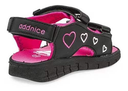 Addnice Sandalias Baby - Corazón Ngro