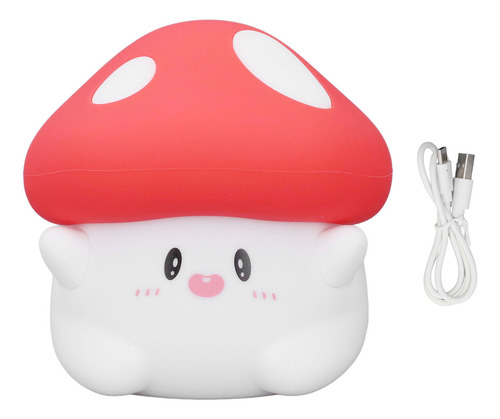 Mesita De Noche Baby Night Mushroom De 800 Mah Con Dibujos A