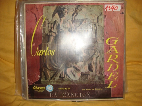 Vinilo Carlos Gardel Acompañamiento Guitarras Volumen 43 T2