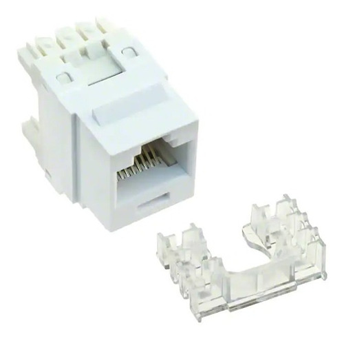 Panduit Jack 5 Piezas Cat 6 Tipo Keystone Rj-45, Blanco