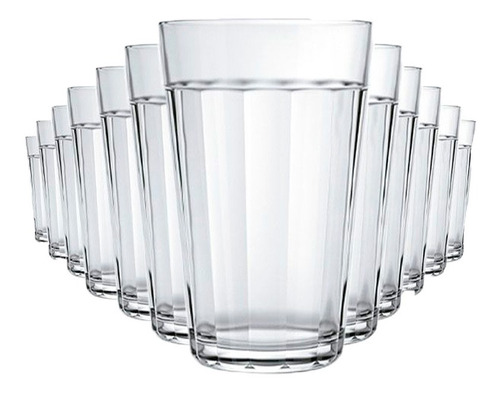 Kit de copa americana multiusos Nadir Simple, 12 unidades, 190 ml, color transparente