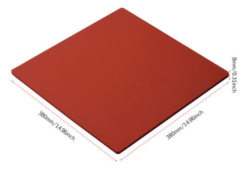 Placa De Silicona Resistente Al Calor 380*380*8mm Para Prens
