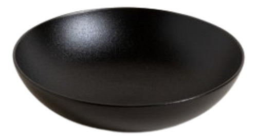Bowl Compotera De Porcelana Negro Fineplus Blacksand 19cm