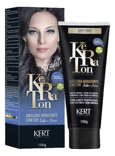 Coloraçao Keraton Banho De Brilho Grafite Cz-kit 3un Sem Tom