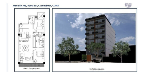 Imagen 3 de 5 de Terreno Venta Roma Sur Cuauhtemoc