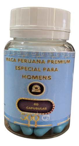 Maca Peruana Negra Cápsulas - Suplemento Alimentar Sem Sabor