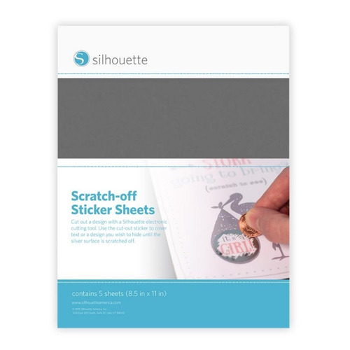Silhouette Scratch-off Sticket Sheets - Hojas Papel Rascale 
