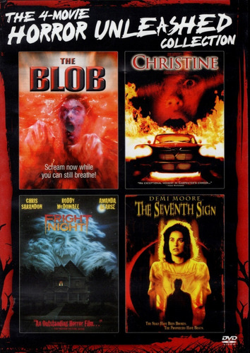 The Blob Christine Fright Night Seveth Sign 4 Peliculas Dvd